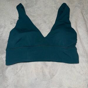 Lululemon Align V neck Bra in Storm Teal